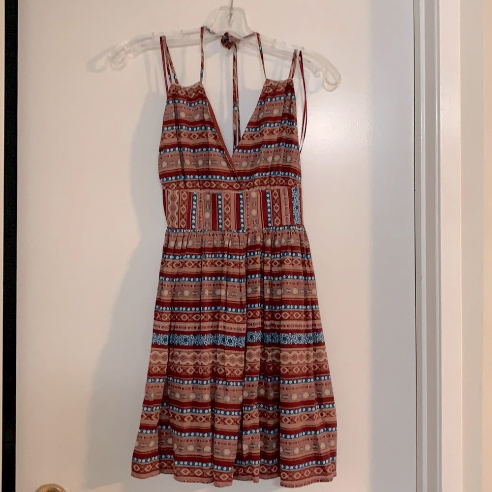 ONETHELAND bohemian style short dress sz. Small